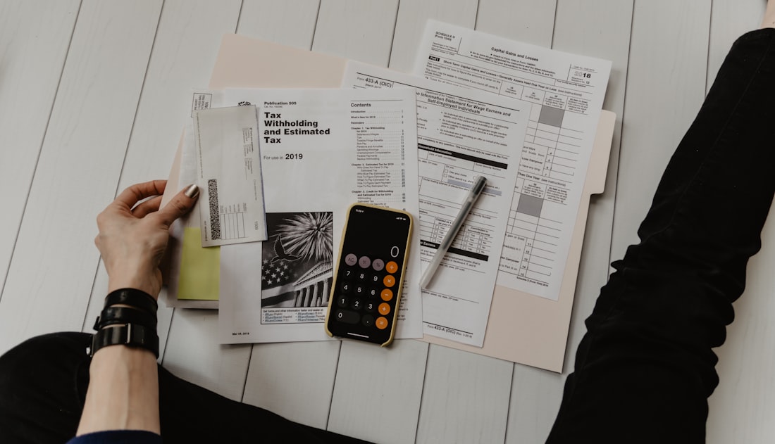 Bookkeeping records and receipts